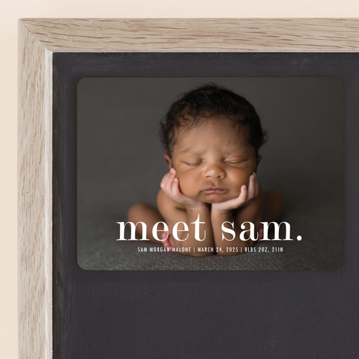 "Meeting" - Birth Announcements in Cloud by Up Up Creative - Front
