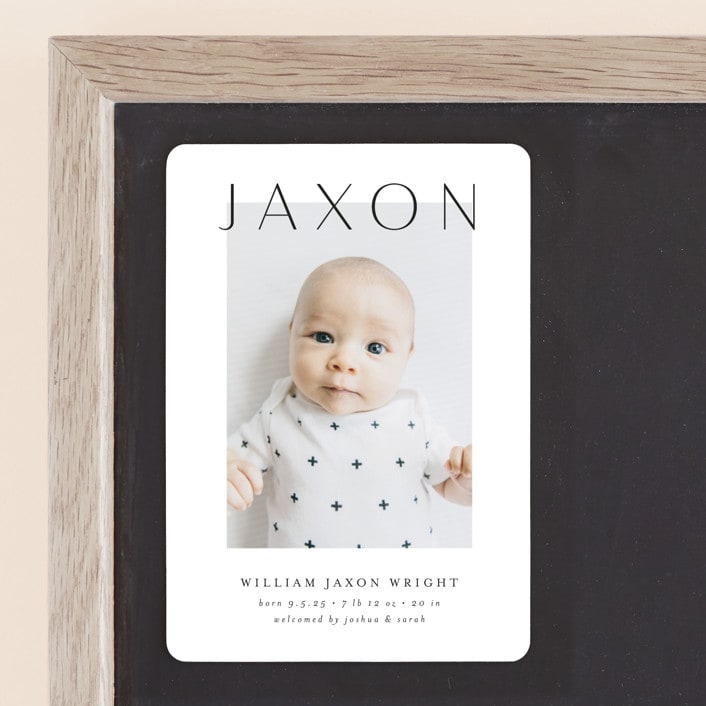 "Lift" - Birth Announcements in Ash by Lehan Veenker - Front