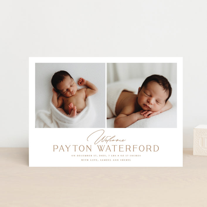 "gujiya" - Birth Announcements in Cocoa by chocomocacino - Front