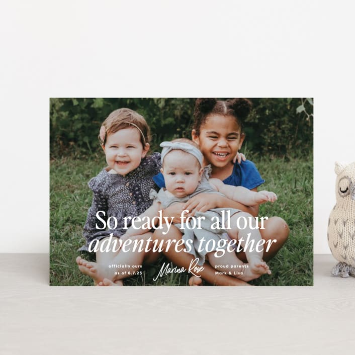 "Together" - Birth Announcements in Cloud by Erin L. Wilson - Front