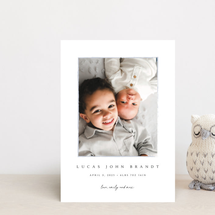 "Border" - Birth Announcements in Shadow by Kasia Labocki - Front