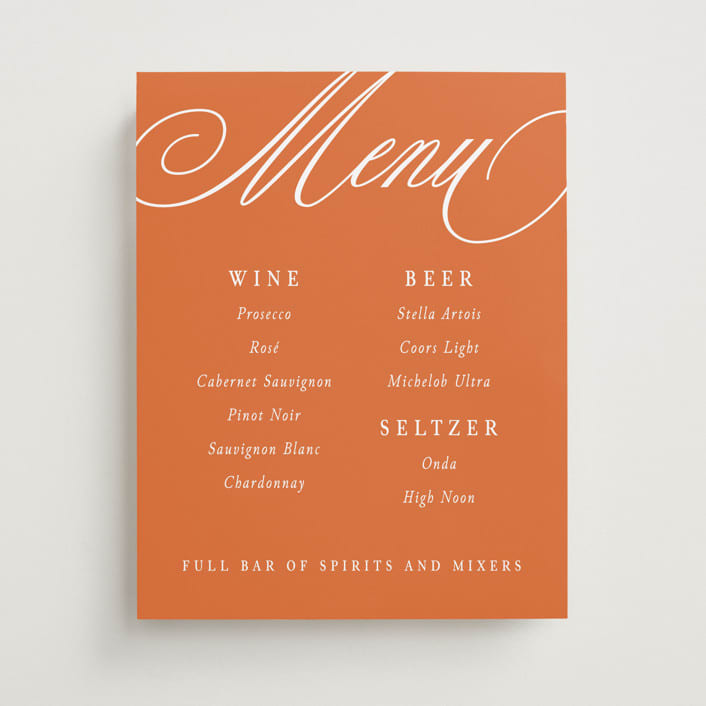 "Bold Background" - Bar Signs in Sunset by Erin German - Front