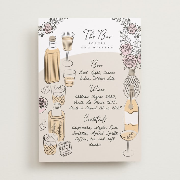 "Gathering Joy" - Bar Signs in Champagne by Ana de Sousa - Front