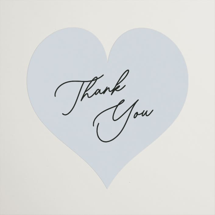 "Palmer" - Bridal Shower Favor Stickers in Delphinium by Pixel and Hank - Front