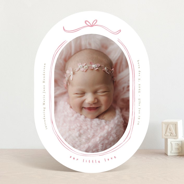 "Bundle of Joy" - Birth Announcements in Gumdrop by Creo Study - Front