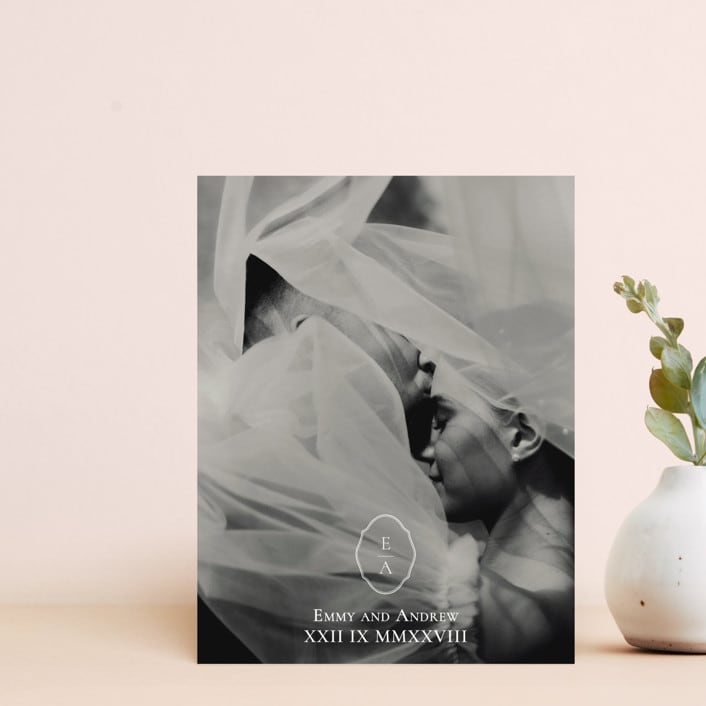 "Telma" - Personalized Stationery in Olive by Lisa Joanna Harrison - Front