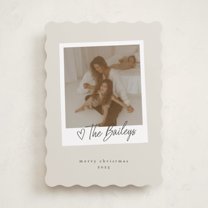 "holiday snapshot" - Holiday Cards in Cream by Karidy Walker - Front