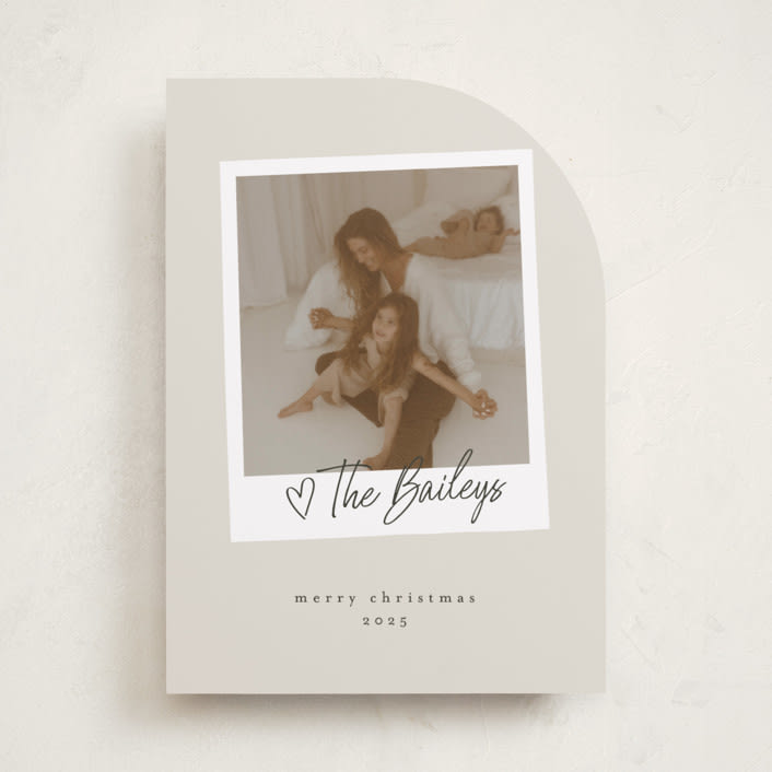 "holiday snapshot" - Holiday Cards in Cream by Karidy Walker - Front
