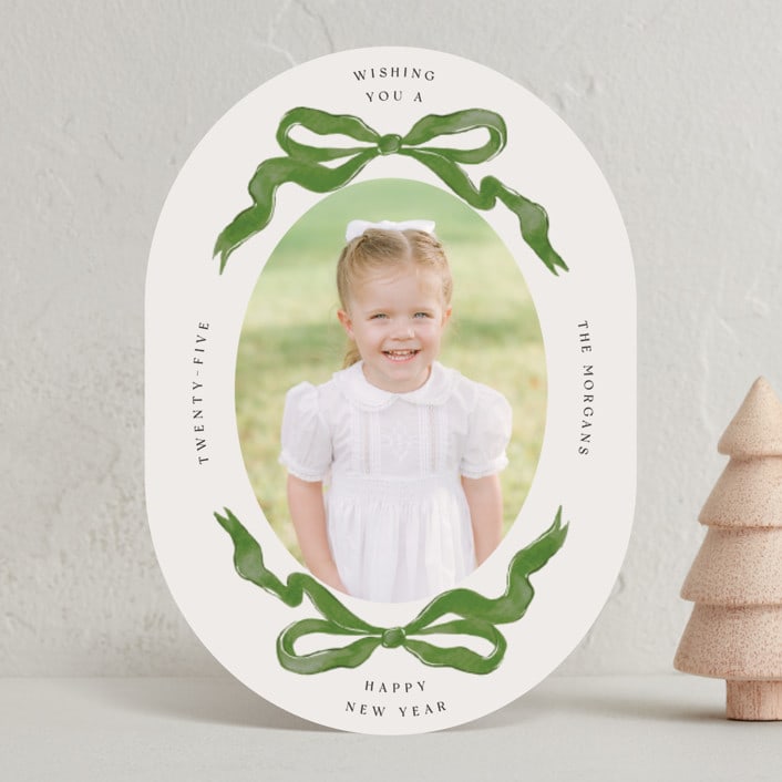 "Gibson" - Holiday Cards in Pine by Pati Cascino - Front