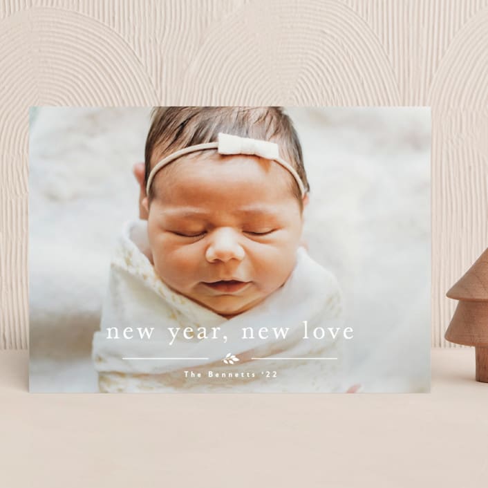 "Merrier Than Ever Before" - Holiday Cards in Snowfall by Carolyn MacLaren - Front