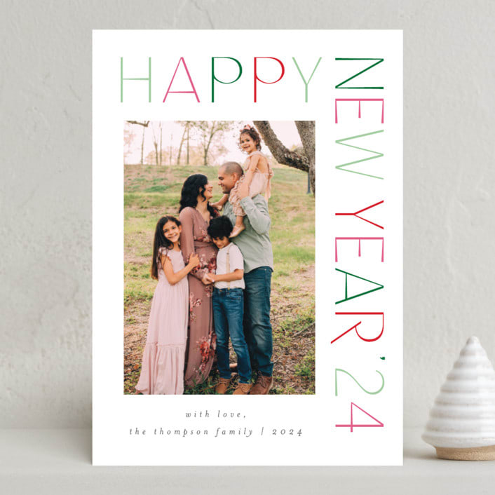 "Candy Frame" - Holiday Cards in Gum Drops by AK Graphics - Front
