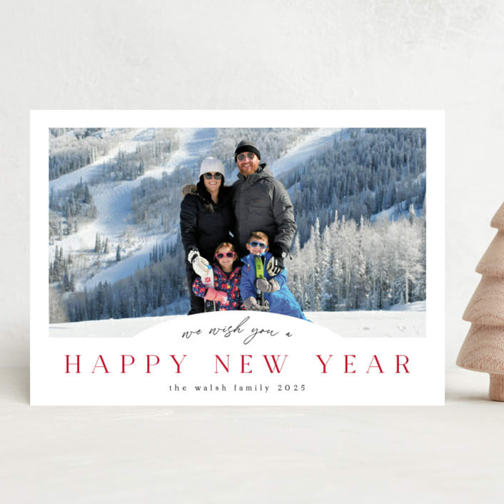 "Slight Arch" - Holiday Cards in Stocking by Nicole Walsh - Front