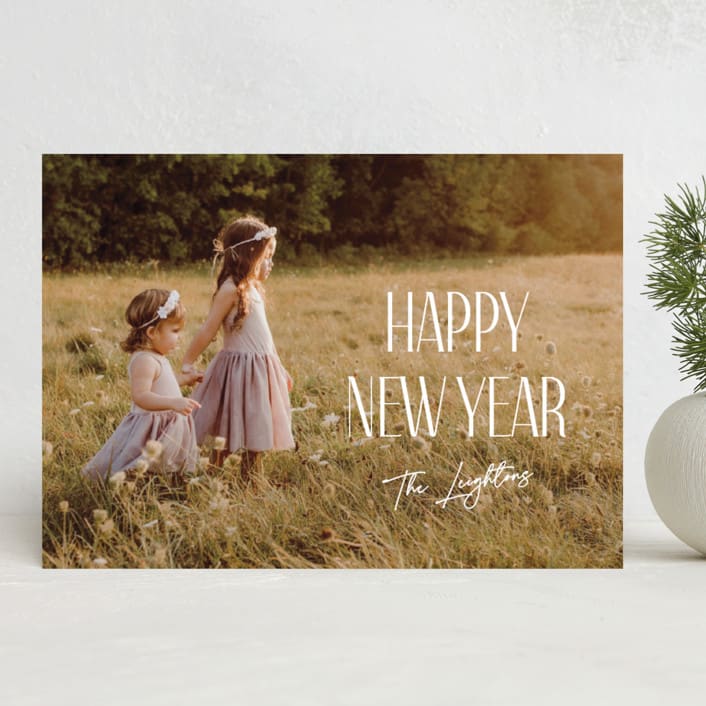 "Ethereal" - Holiday Cards in Snow by Annie Holmquist - Front