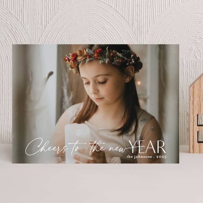 "come all ye faithful" - Holiday Cards in Froth by Liz Conley - Front