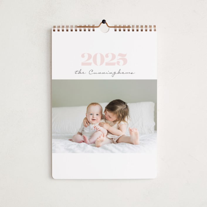 "Pink Rainbow Theme" - Calendars in Blush by Emanuela Carratoni - Cover