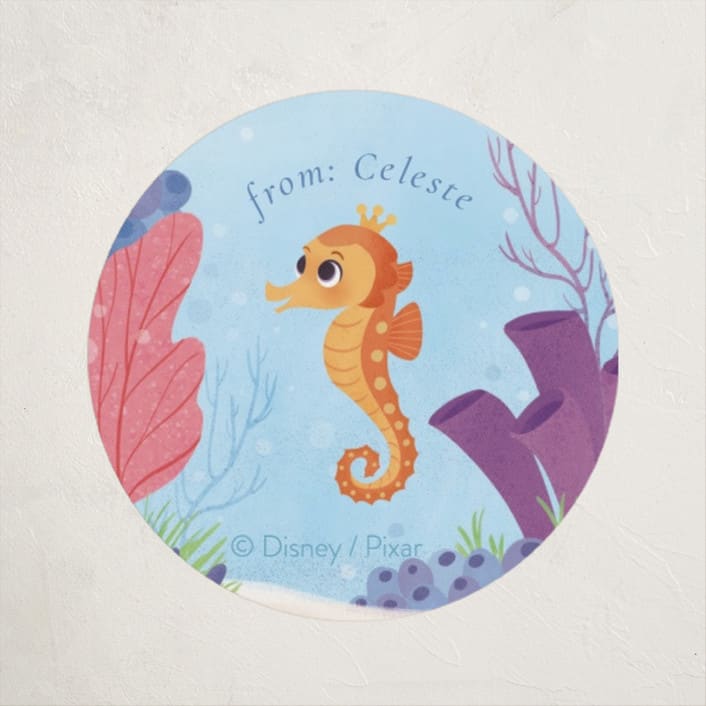 "Disney and Pixar's Finding Nemo Part of my School" - Custom Stickers in Sea by Sabrin Deirani - Front