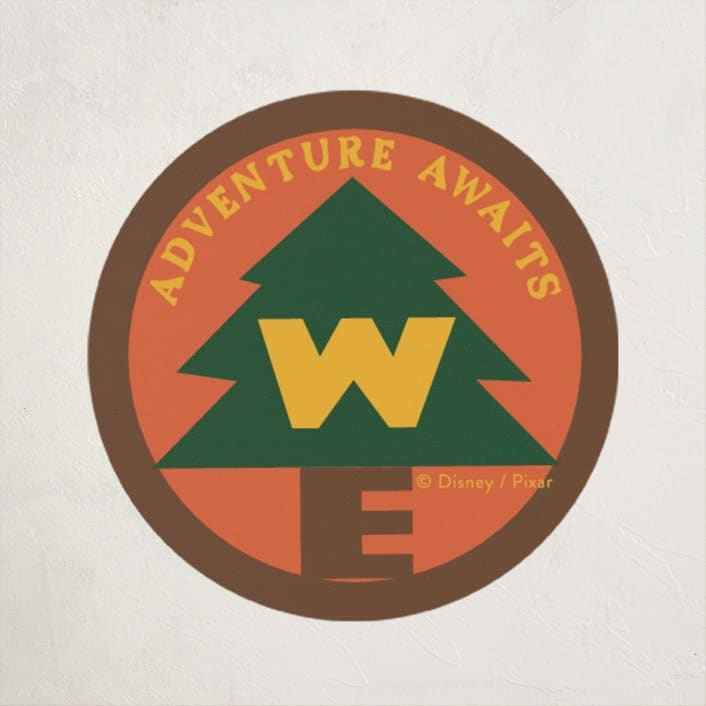 "Disney Pixar's Up Wilderness Adventure" - Custom Stickers in Paradise by Kamala Nahas - Front