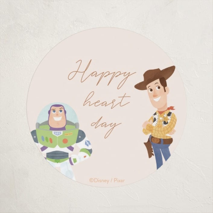 "Disney and Pixar's Toy Story Friendship" - Custom Stickers in Taupe by Sabrin Deirani - Front