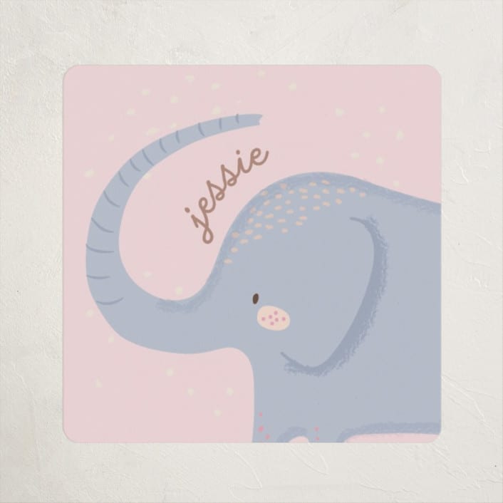 "Ton of Fun" - Custom Stickers in Cotton Candy by Vera Lim - Front