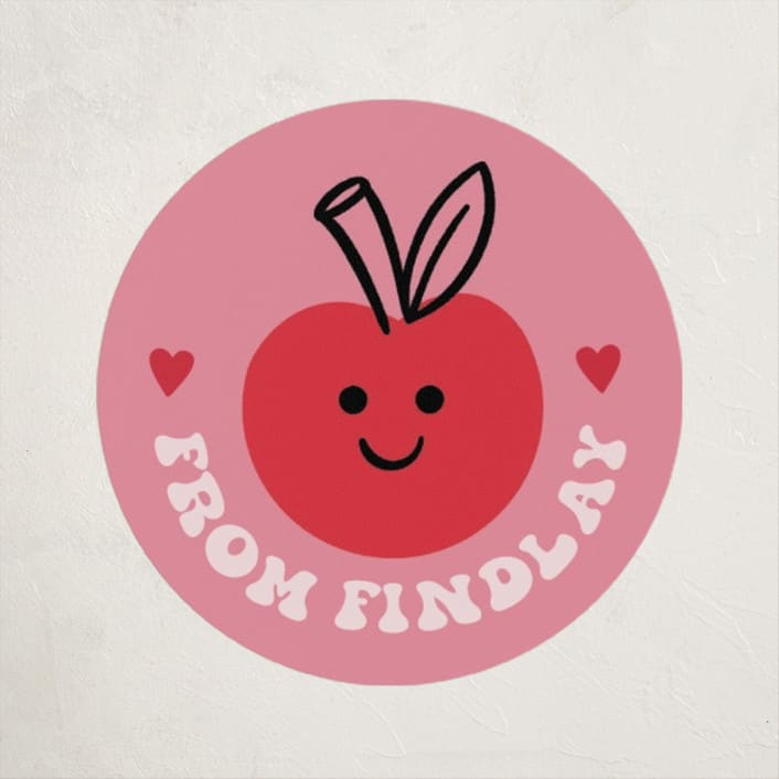"Stay Classy" - Custom Stickers in Cherry by mo kelley - Front