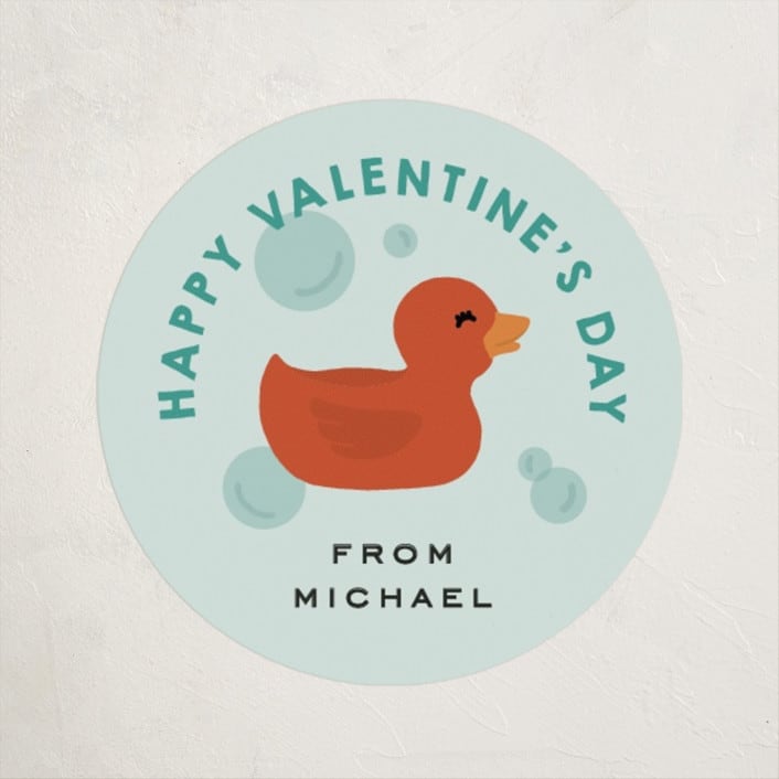 "Rubber Ducks" - Custom Stickers in Brights by Michelle Taylor - Front