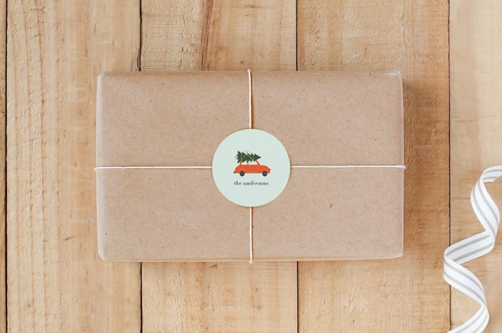 "tree lot" - Custom Stickers in Marmalade by Joyce Pinheiro - Front