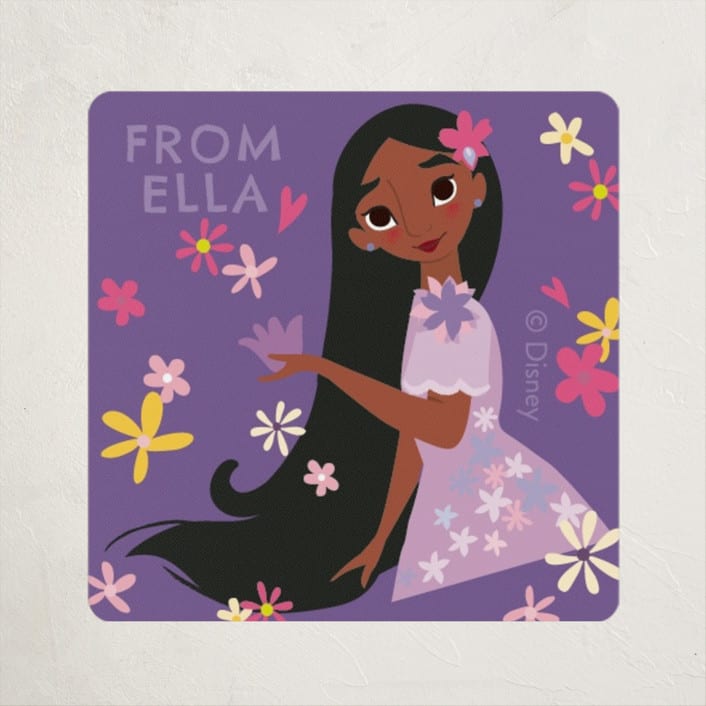 "Isabela" - Custom Stickers in Violet by Angela Thompson - Front