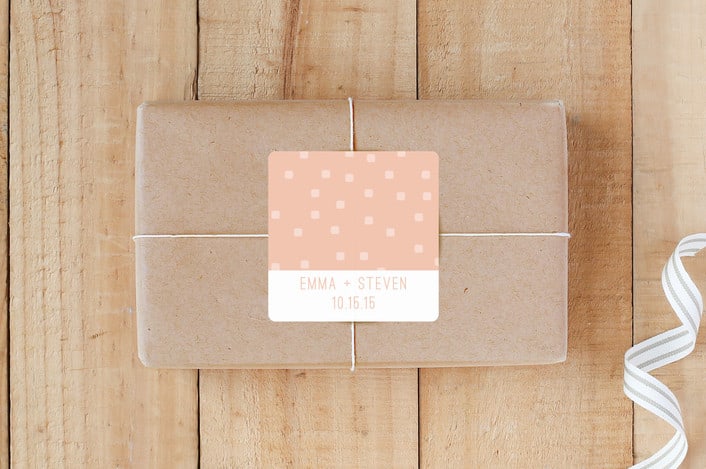 "Arrowhead Pastels" - Custom Stickers in Coral by Stacey Meacham - Front