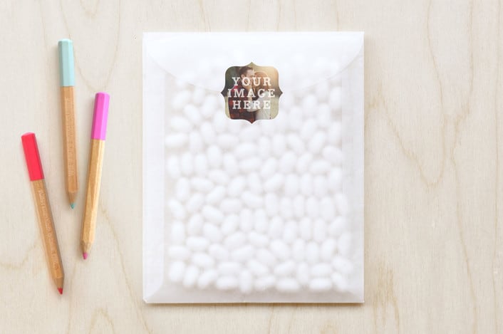 "The Big Picture" - Custom Stickers in Ivory by Minted - Front