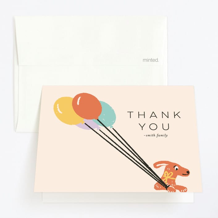 "Birthday Bus" - Children's Birthday Party Thank You Cards in Sour Apple by Shiny Penny Studio - Front