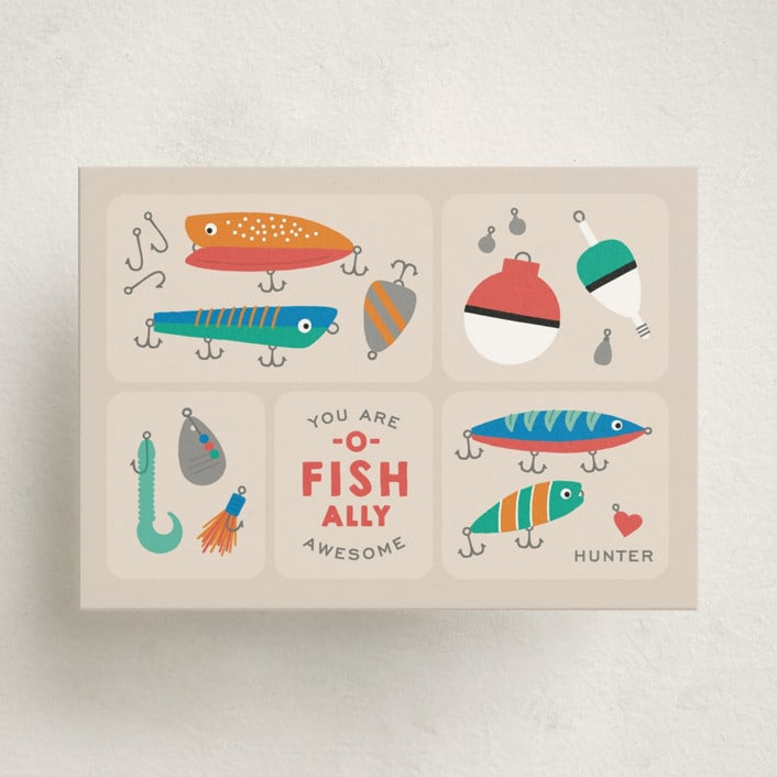 "Tackle Box" - Classroom Valentines in Lake by Michelle Taylor - Front