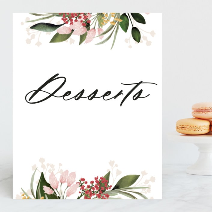 "Blossom" - Small Signs in Blush by Susan Moyal - Front
