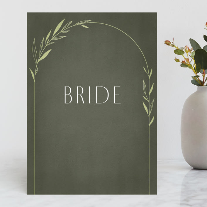 "Botanical Arches" - Small Signs in Moss by Kelly Schmidt - Front