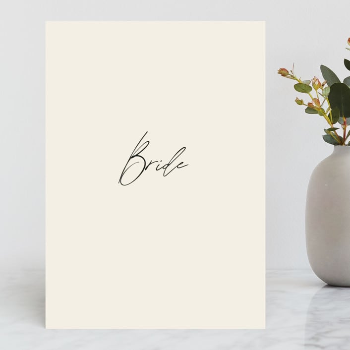 "Together" - Small Signs in Cream Puff by Pixel and Hank - Front