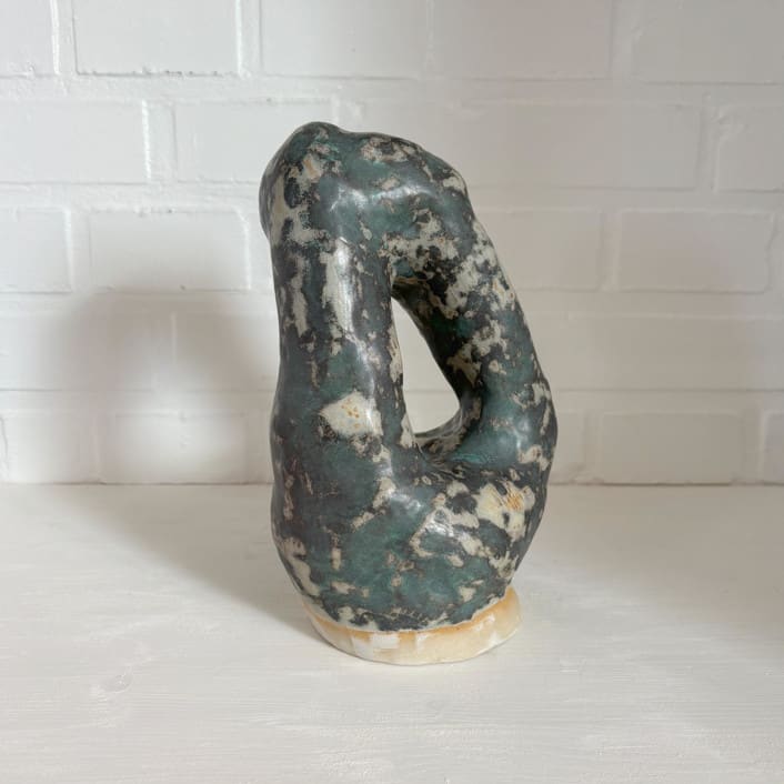 "Spot dot" - Commissioned Original Sculpture in green by Nina Leth