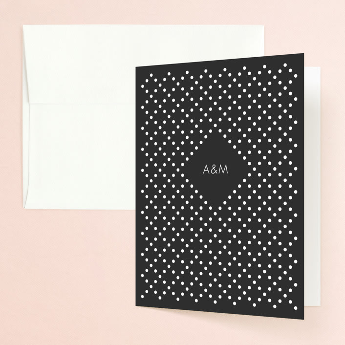 "Clink" - Engagement Party Thank You Cards in Evening by mo kelley - Front