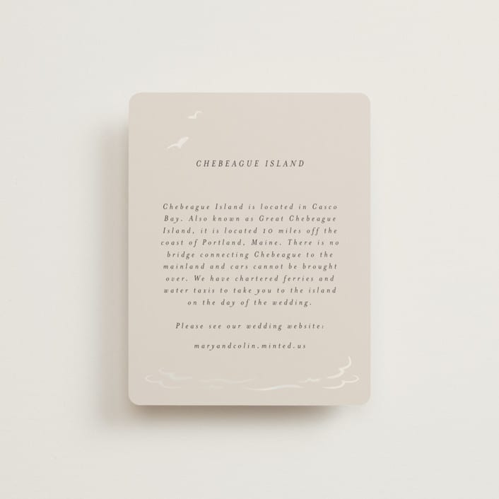 "Kumamoto" - Gloss-Press® Direction Cards in Pearl by Ani Somi - Front