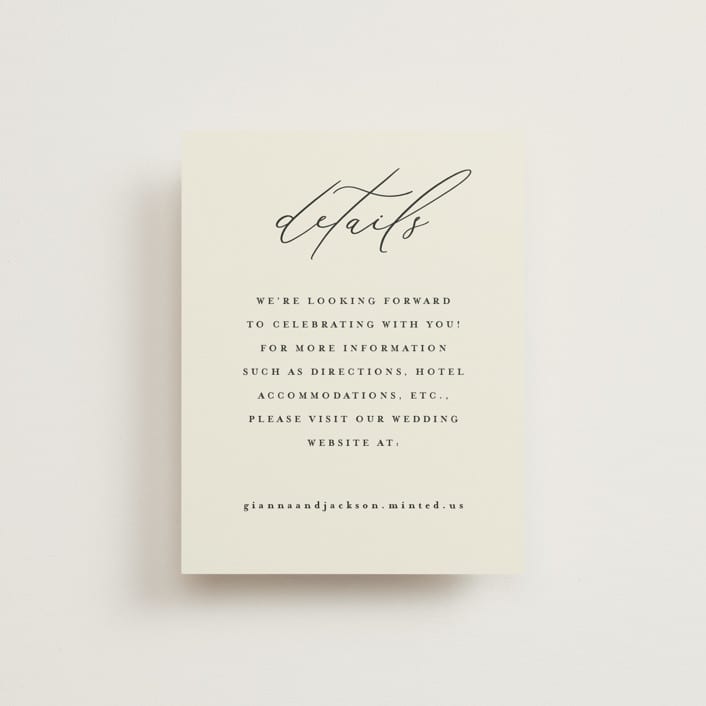 "Love and Faith" - Direction Cards in Vanilla by Louise Kay - Front