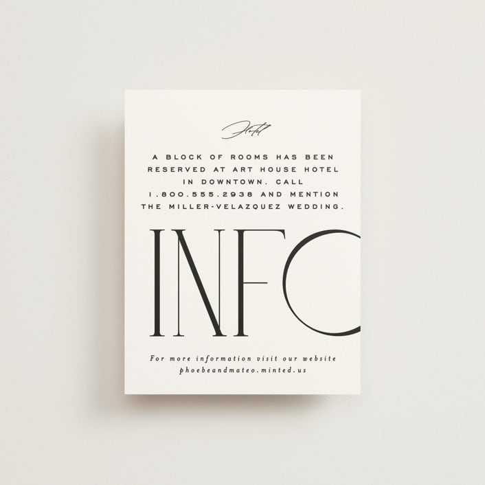 "Numerical" - Direction Cards in Lily by Owl and Toad - Front