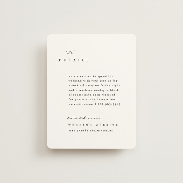 "SoHo" - Direction Cards in Silk by Kelly Schmidt - Front