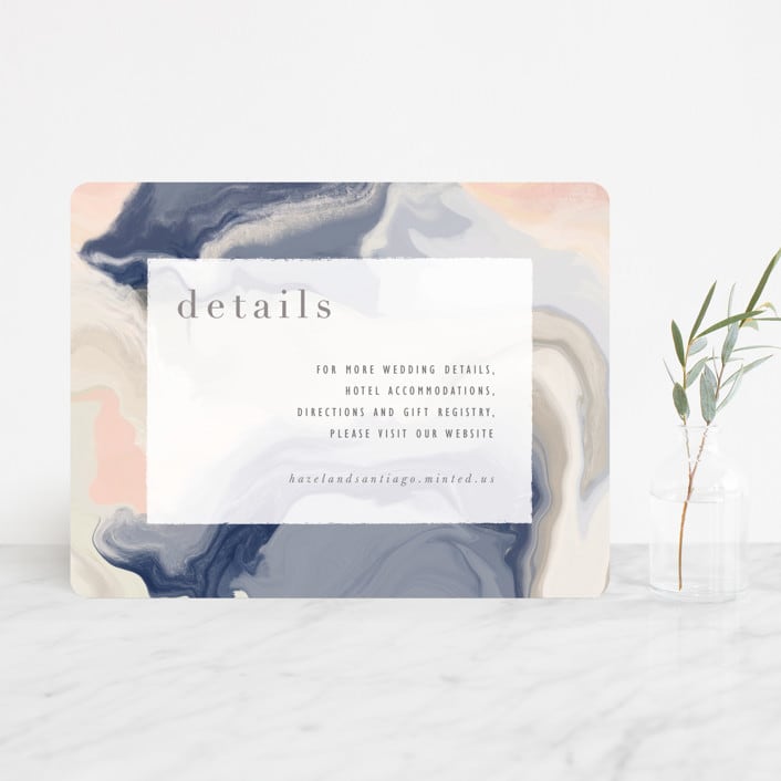 "marble majesty" - Direction Cards in Mountain Range by Hooray Creative - Front