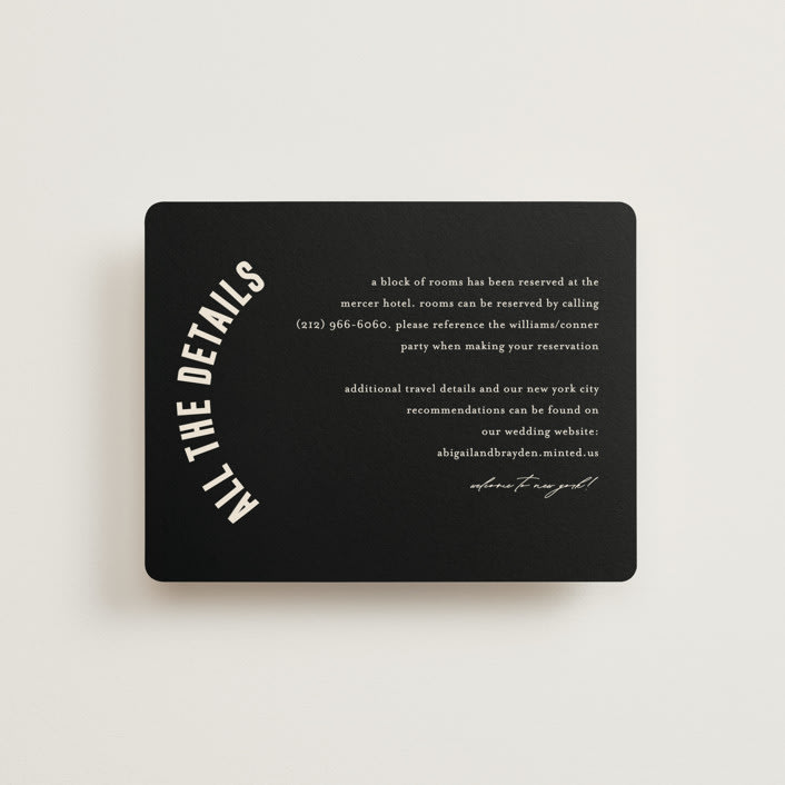 "Spin" - Direction Cards in Cream by Pixel and Hank - Front