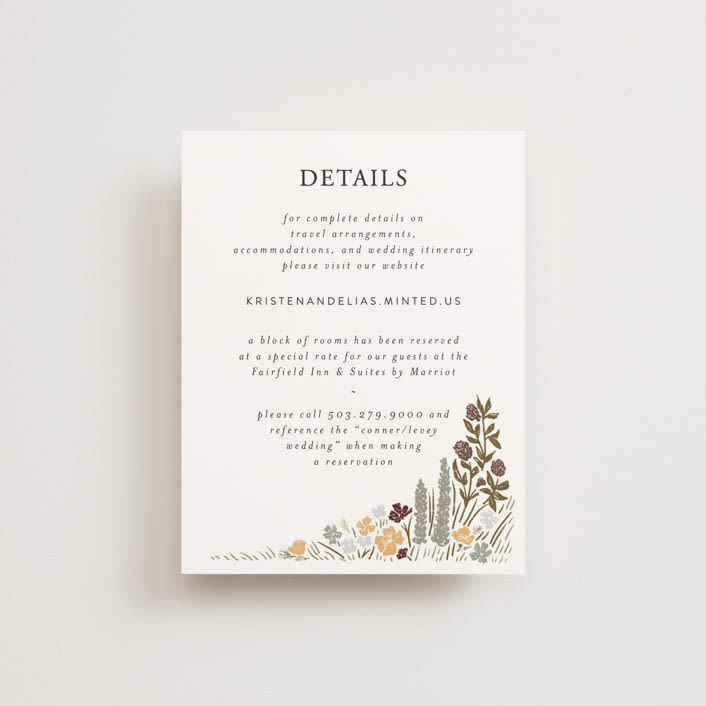 "Valley of the Moon" - Direction Cards in Sage by Shiny Penny Studio - Front
