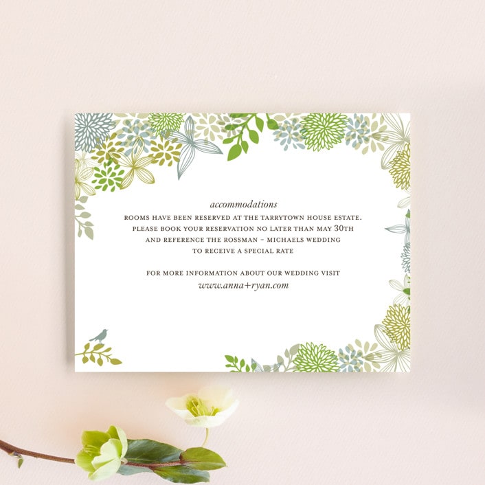 "Fling" - Direction Cards in Leaf by Andrea Mentzer - Front
