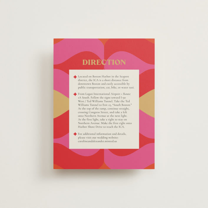 "Pop love" - Direction Cards in New York by Bethania Lima - Front