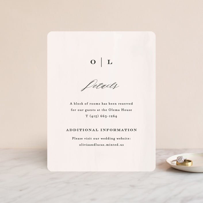 "Crush" - Direction Cards in Buttery by Carolyn MacLaren - Front