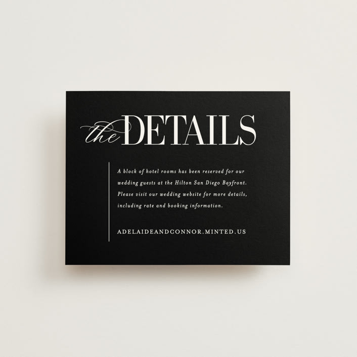 "This and That" - Direction Cards in Diamond by Jessica Corliss - Front