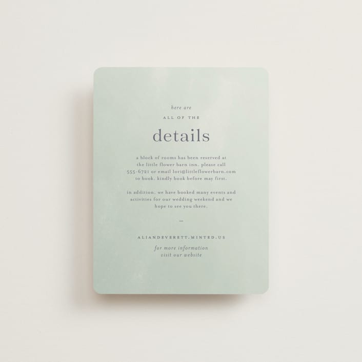 "Delicate Garden" - Direction Cards in Wildflower by Ashley DeMeyere - Front