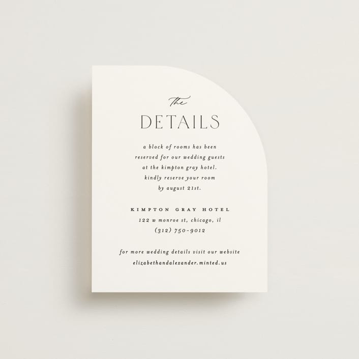 "Grande" - Direction Cards in Cotton by Carolyn Nicks - Front
