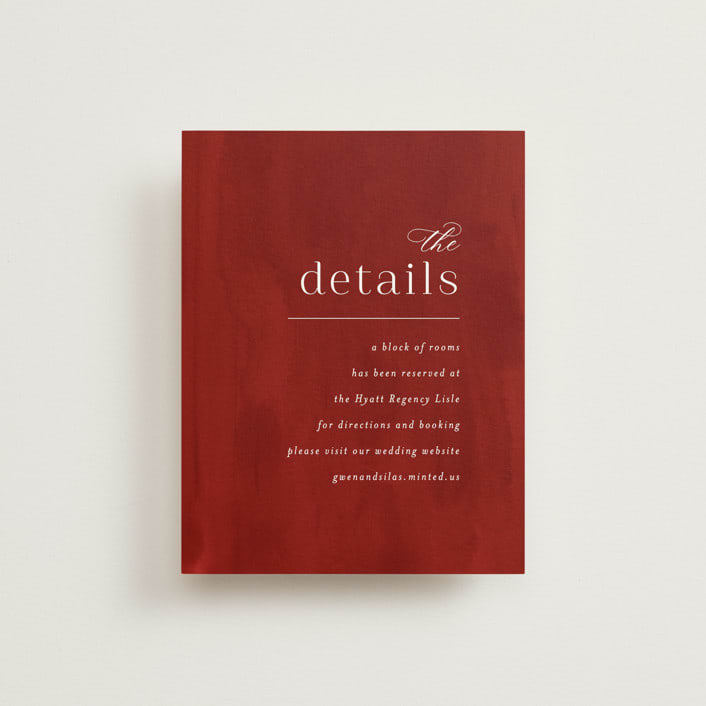 "wispy" - Direction Cards in Sienna by Angela Marzuki - Front